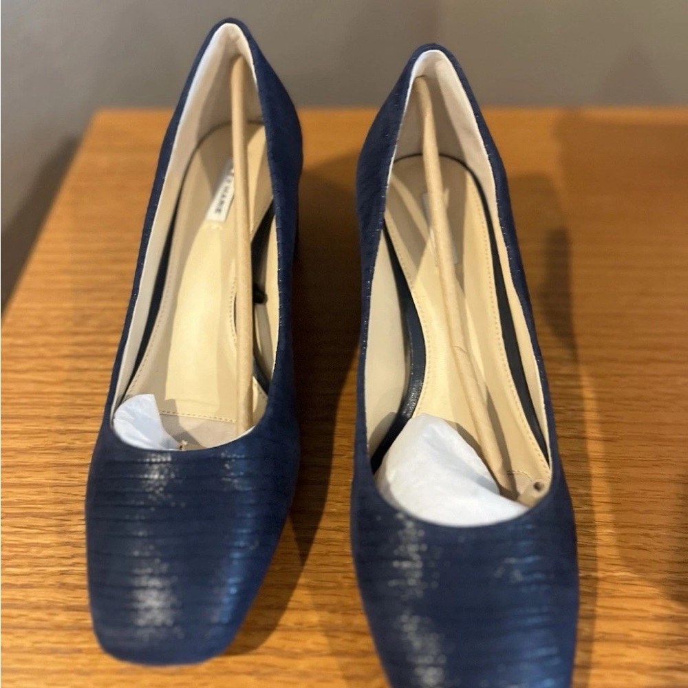 Alex Marie Navy Blue Heels